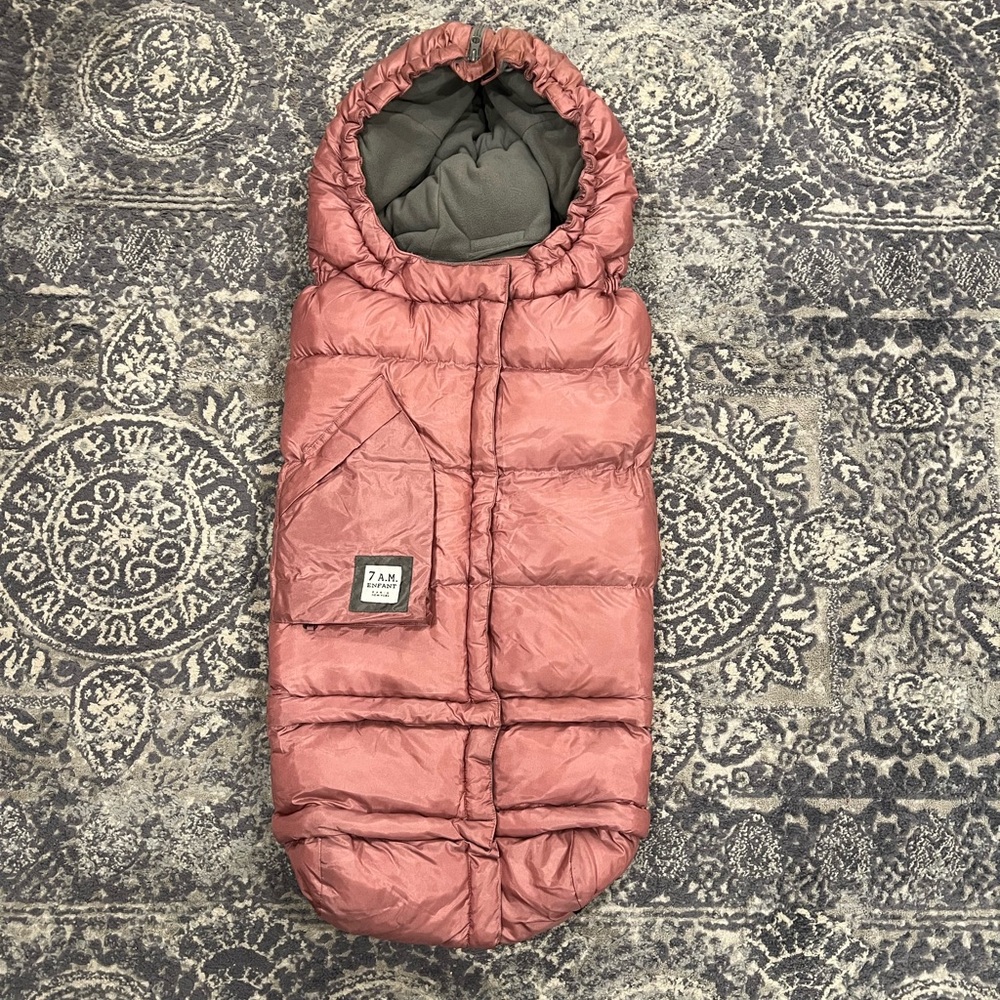 7AM Enfant Rose Puffer Baby Bag